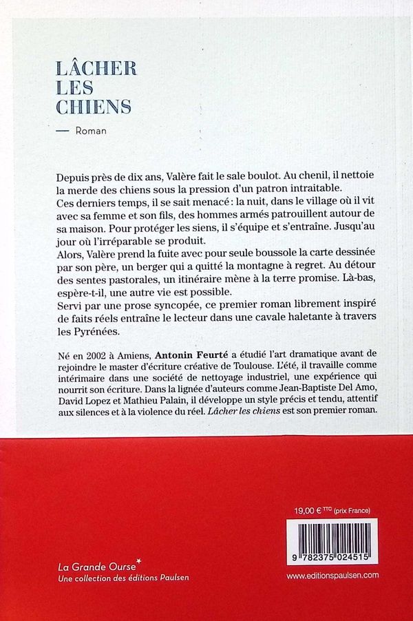 Quatrième de couverture de « Lâcher les chiens »