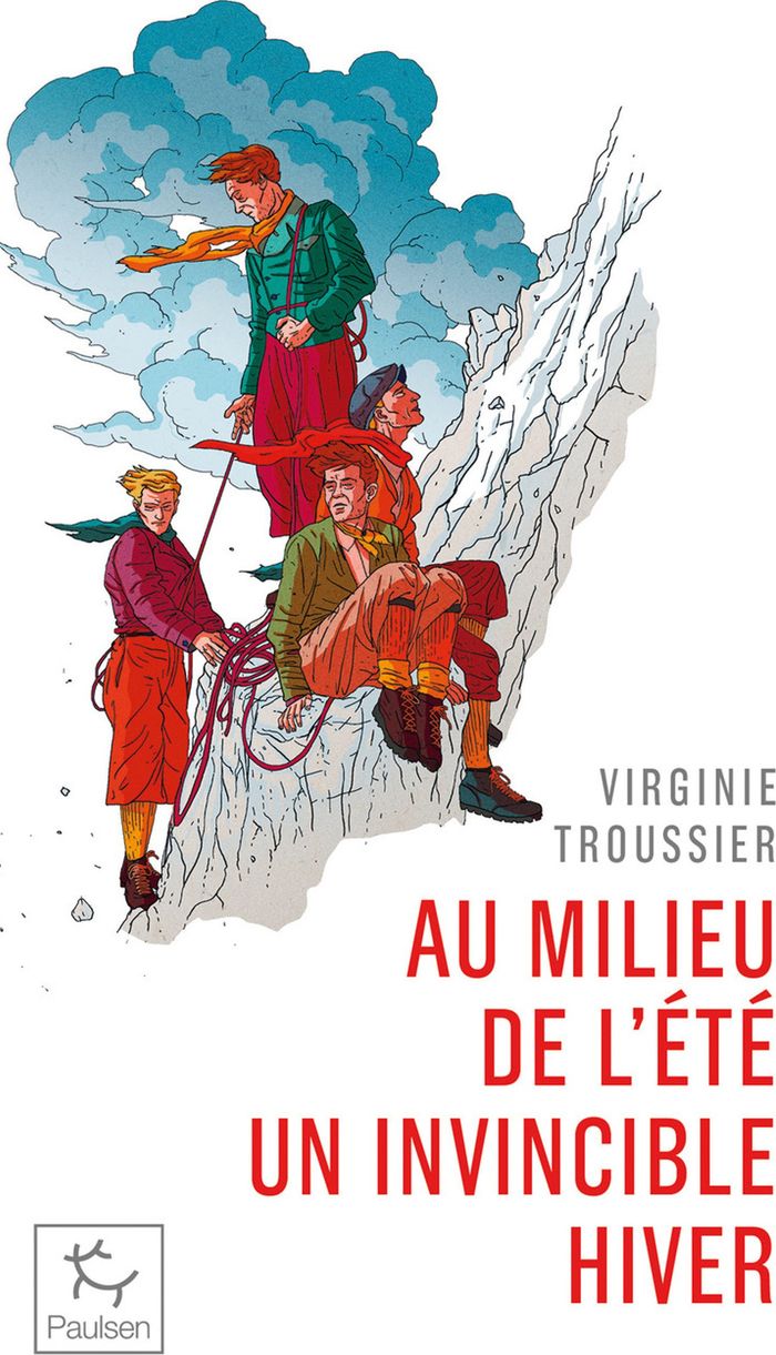Couverture du livre « Au milieu de l'été, un invincible hiver : Pilier du Frêney, 1961 » de Virginie Troussier, librairie Les Contes Infusés à Corte