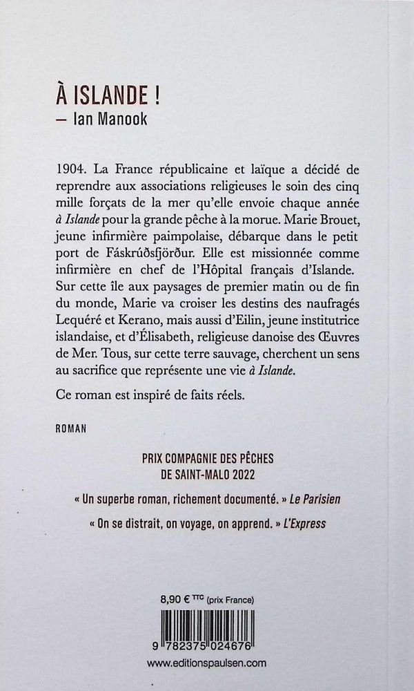 Quatrième de couverture de « À Islande ! »