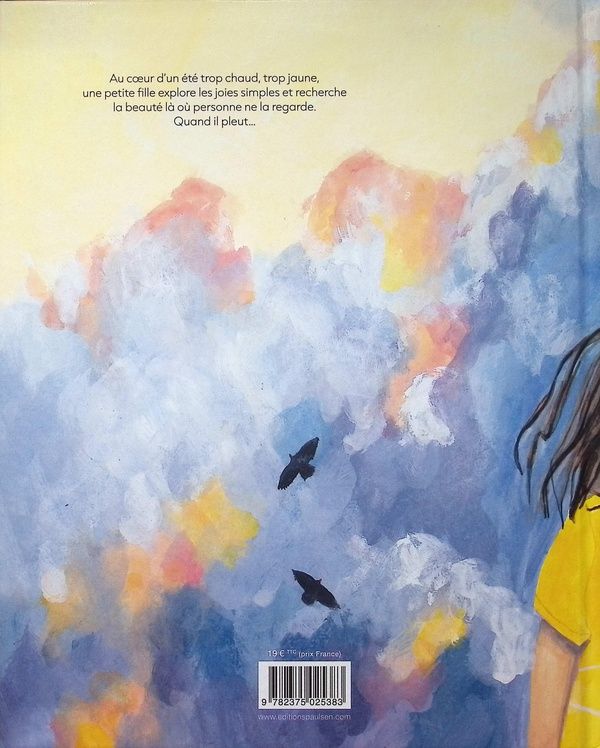 Quatrième de couverture de « LA Petite fille orageuse »