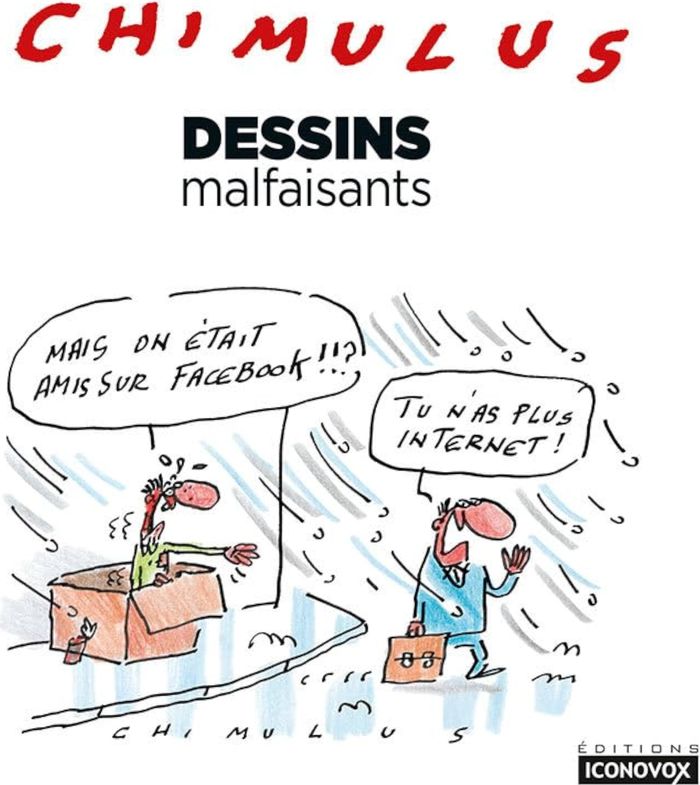 Couverture du livre « DESSINS MALFAISANTS » de Michel Faizant, librairie Les Contes Infusés à Corte