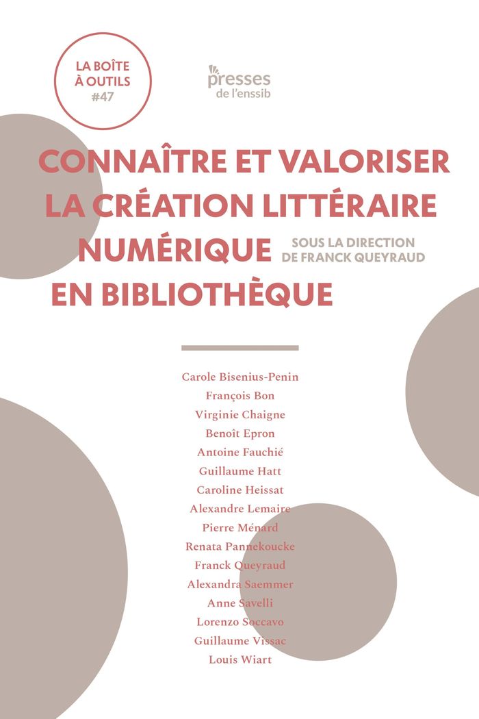 Couverture du livre « CONNAITRE ET VALORISER LA CREATION LITTERAIRE NUMERIQUE EN BIBLIOTHEQUE », librairie Les Contes Infusés à Corte