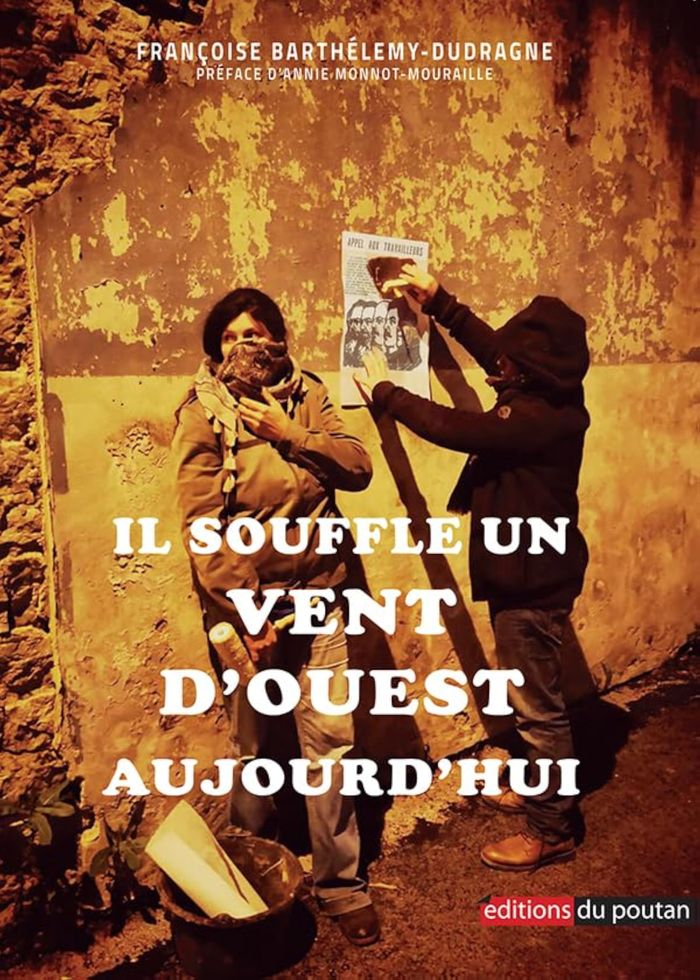 Couverture du livre « IL SOUFFLE UN VENT D'OUEST AUJOURD'HUI » de Dudragne Barthelemy, librairie Les Contes Infusés à Corte