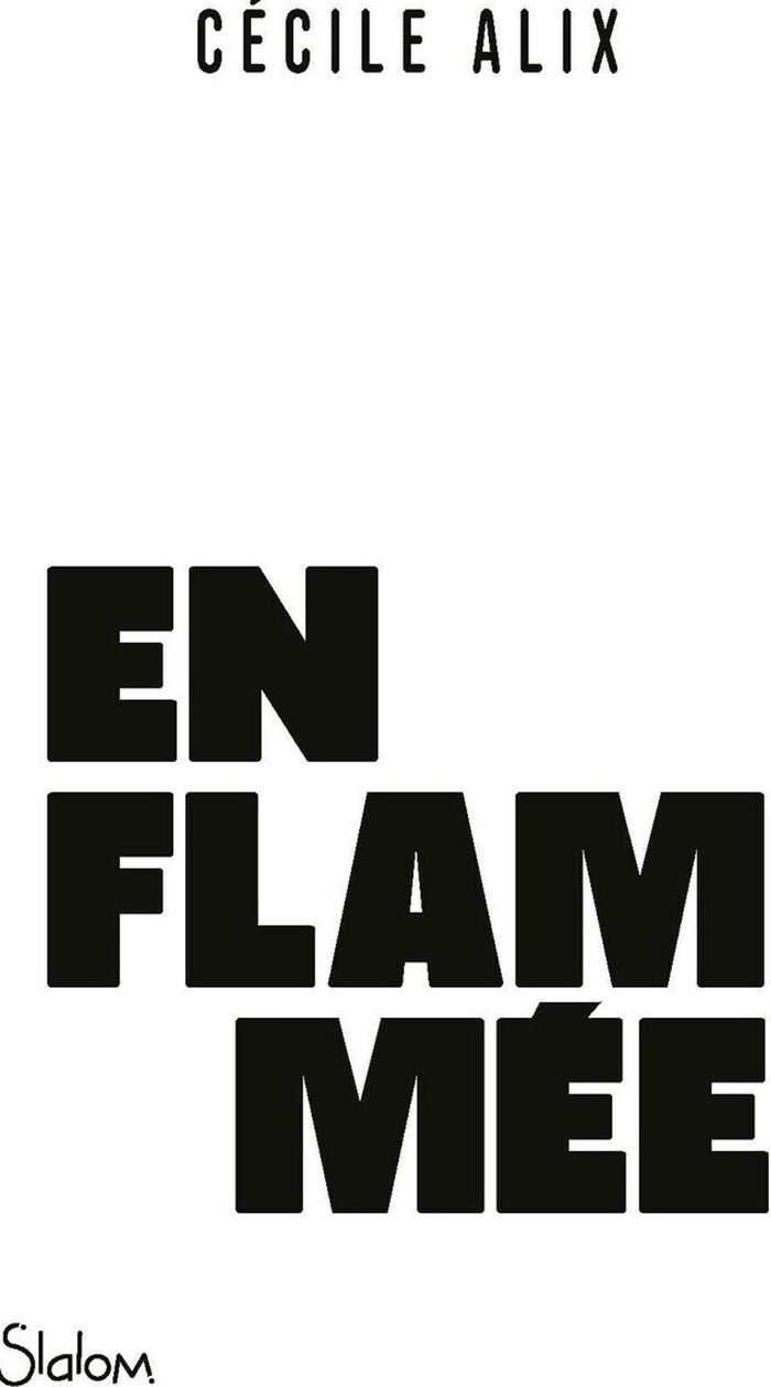Couverture du livre « ENFLAMMEE » de Cecile Alix, librairie Les Contes Infusés à Corte