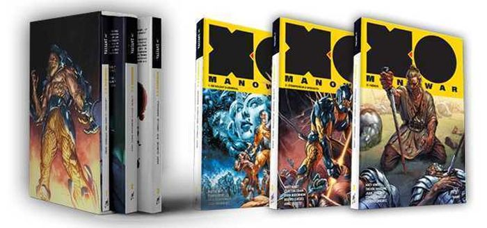 Couverture du livre « COFFRET X-O MANOWAR » de Kindt/braithwaite, librairie Les Contes Infusés à Corte
