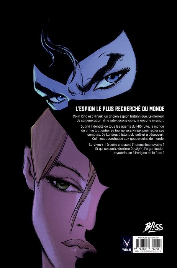 Quatrième de couverture de « Ninjak : superkillers »