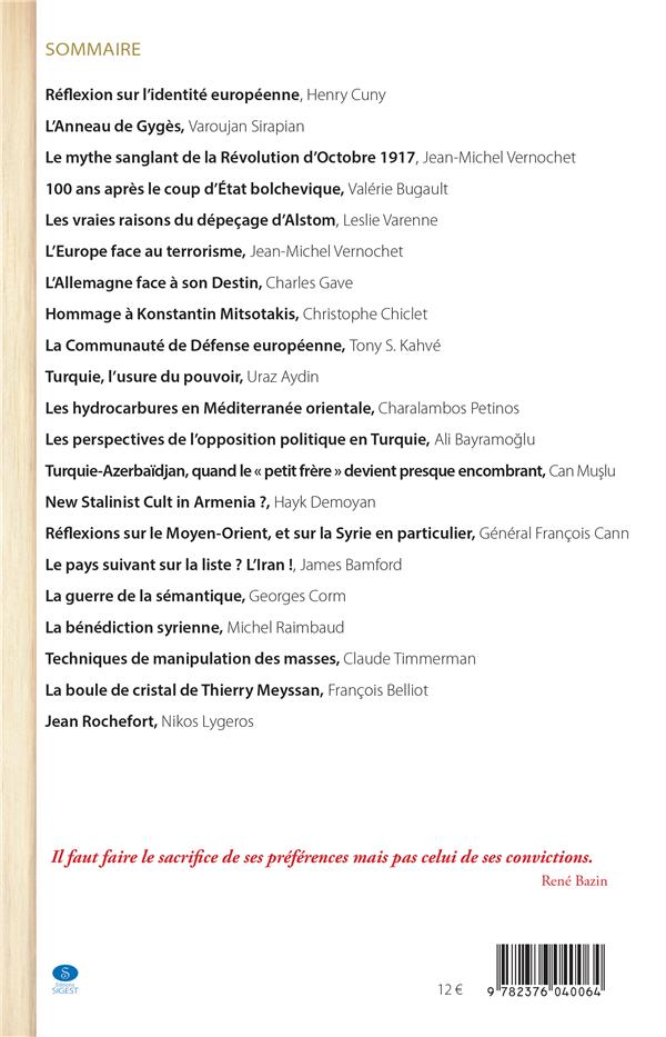 Quatrième de couverture de « E&O-25 : LE MYTHE SANGLANT - LA REVOLUTION D'OCTOBRE 1917 »