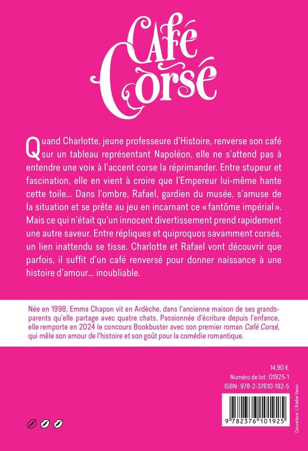 Quatrième de couverture de « Café corsé »