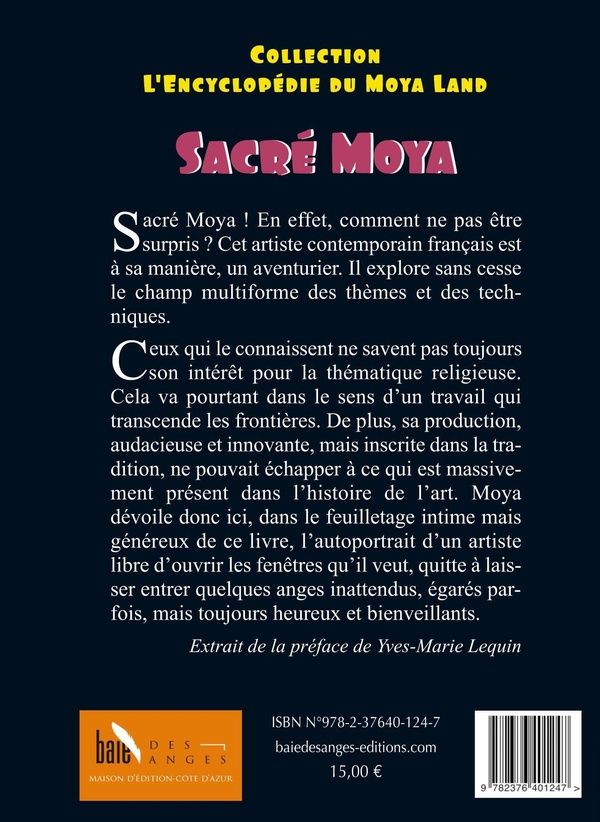 Quatrième de couverture de « Sacré Moya »