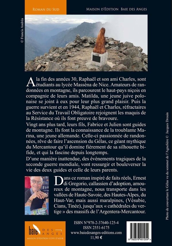 Quatrième de couverture de « La fiancée du Gélas : les ombres du passé »