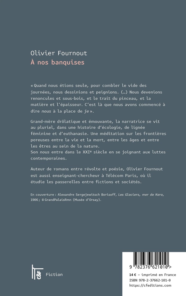 Quatrième de couverture de « À nos banquises »