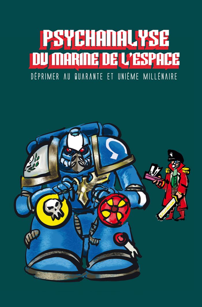 Couverture du livre « Space déprime : psychanalyse du héros d'un futur sombre », librairie Les Contes Infusés à Corte