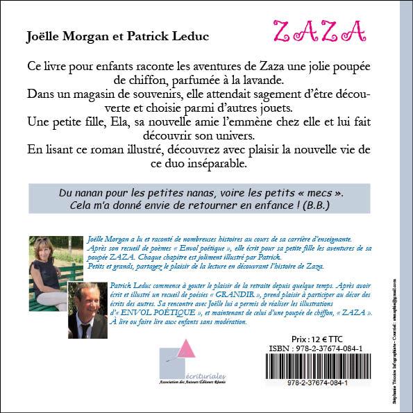 Quatrième de couverture de « ZAZA »