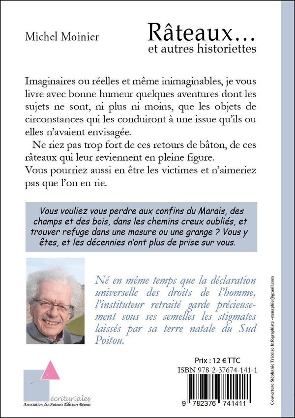 Quatrième de couverture de « Râteaux...et autres historiettes »
