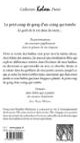 Quatrième de couverture de « Le petit coup de gong d'un coing qui tombe : partager, transmettre le goût du haïku »