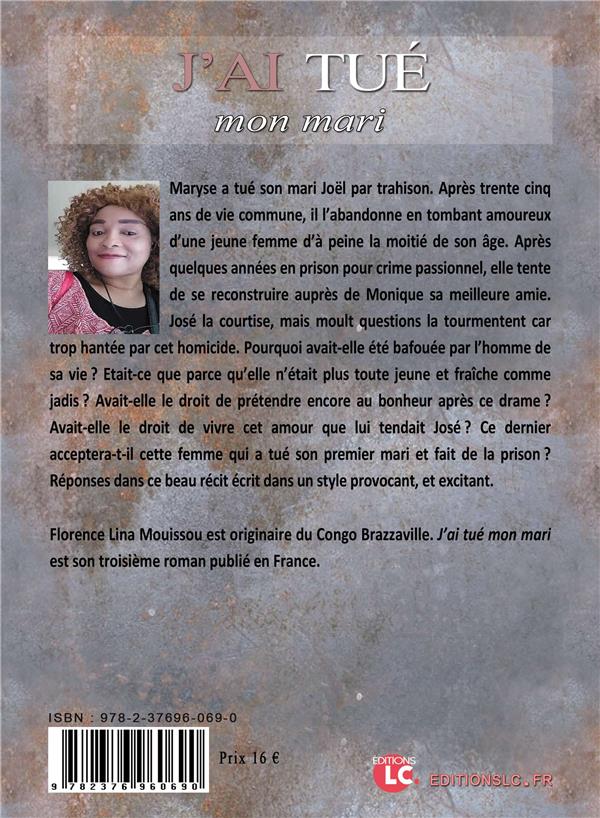 Quatrième de couverture de « J'AI TUE MON MARI »