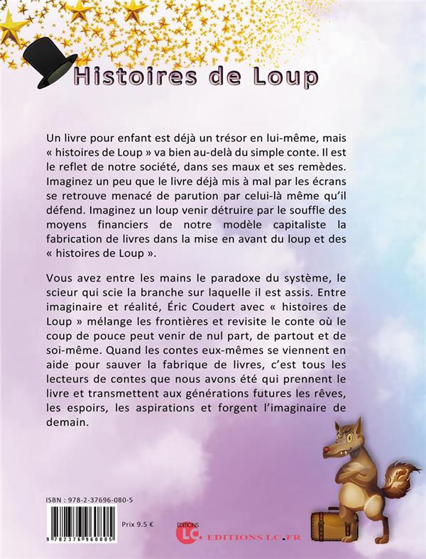 Quatrième de couverture de « HISTOIRES DE LOUP »