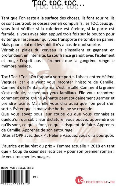 Quatrième de couverture de « TOC TOC TOC... »