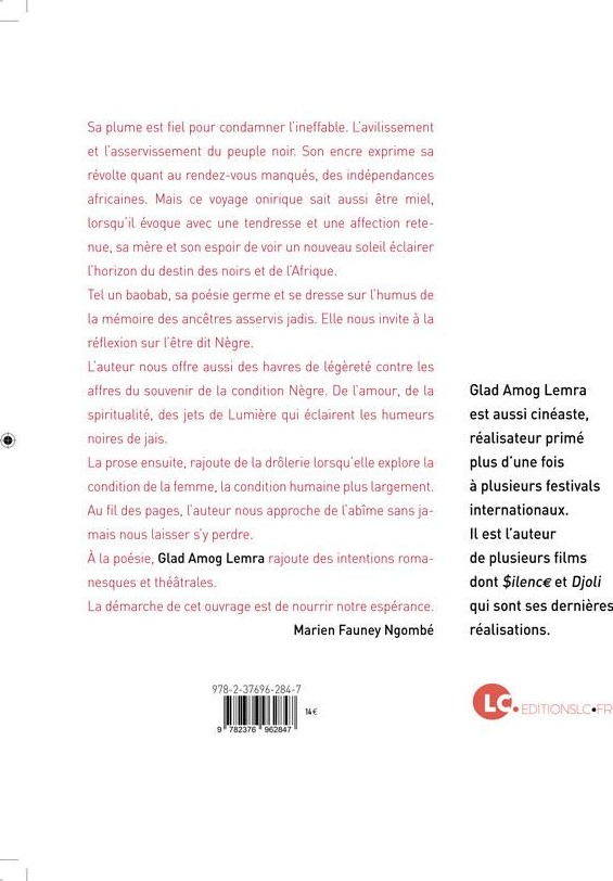 Quatrième de couverture de « NEGRITUDESQUE ! »