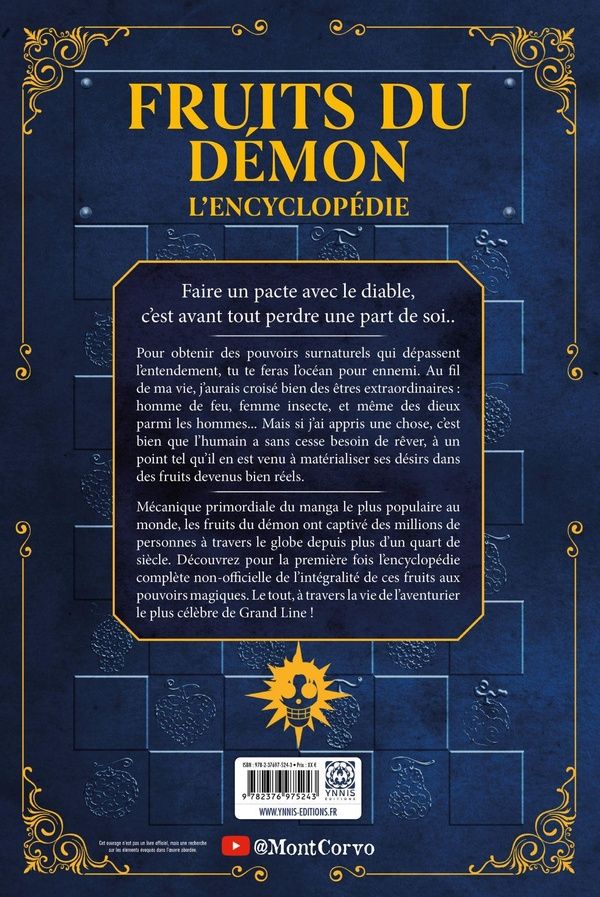 Quatrième de couverture de « FRUITS DU DEMON, L'ENCYCLOPEDIE »