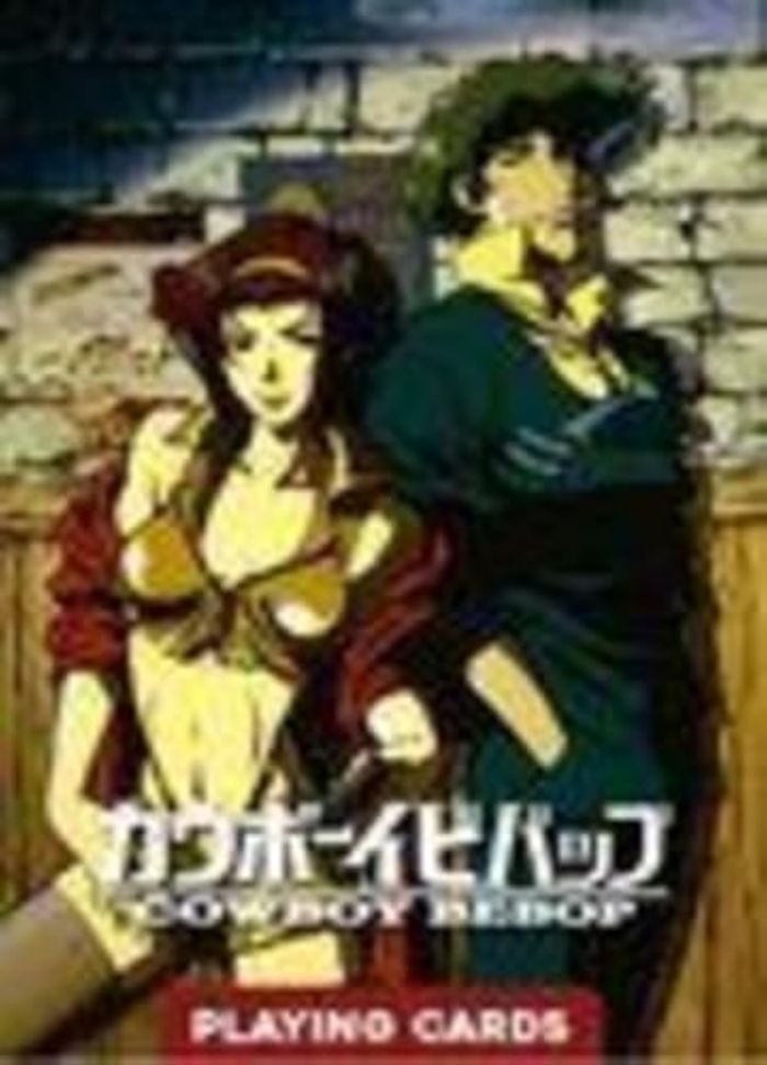 Couverture du livre « COWBOY BEBOP : MANGACARDS, JEU DE 54 CARTES », librairie Les Contes Infusés à Corte