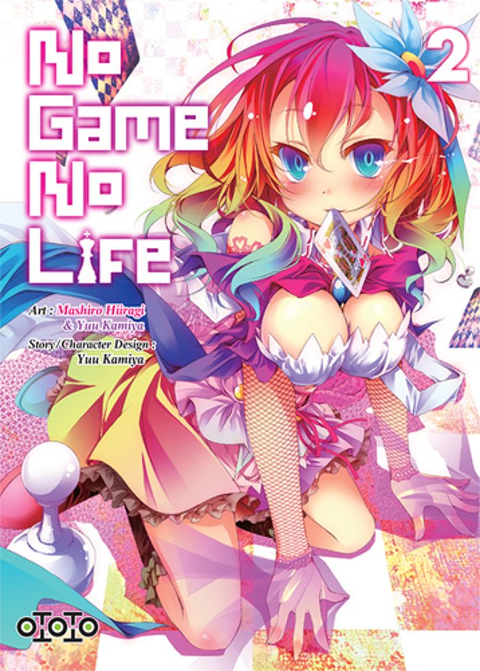 Couverture du livre « NO GAME NO LIFE - TOME 02 » de Kamiya/hiiragi, librairie Les Contes Infusés à Corte