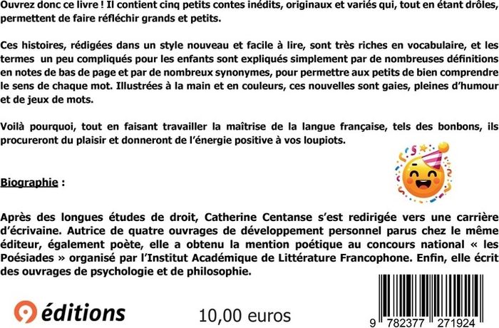 Quatrième de couverture de « La boîte de Bonbons »
