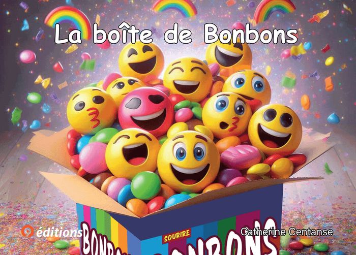 Couverture du livre « La boîte de Bonbons » de Catherine Centanse, librairie Les Contes Infusés à Corte