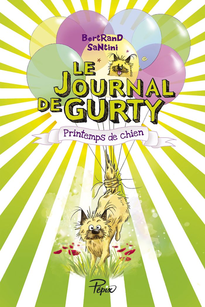 Couverture du livre « LE JOURNAL DE GURTY - T04 - PRINTEMPS DE CHIEN » de Santini, librairie Les Contes Infusés à Corte
