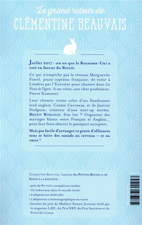 Quatrième de couverture de « Brexit romance »