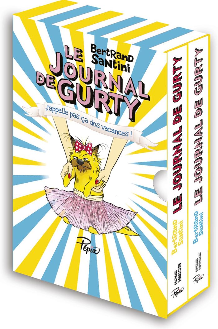 Couverture du livre « Le journal de Gurty » de Bertrand Santini, librairie Les Contes Infusés à Corte