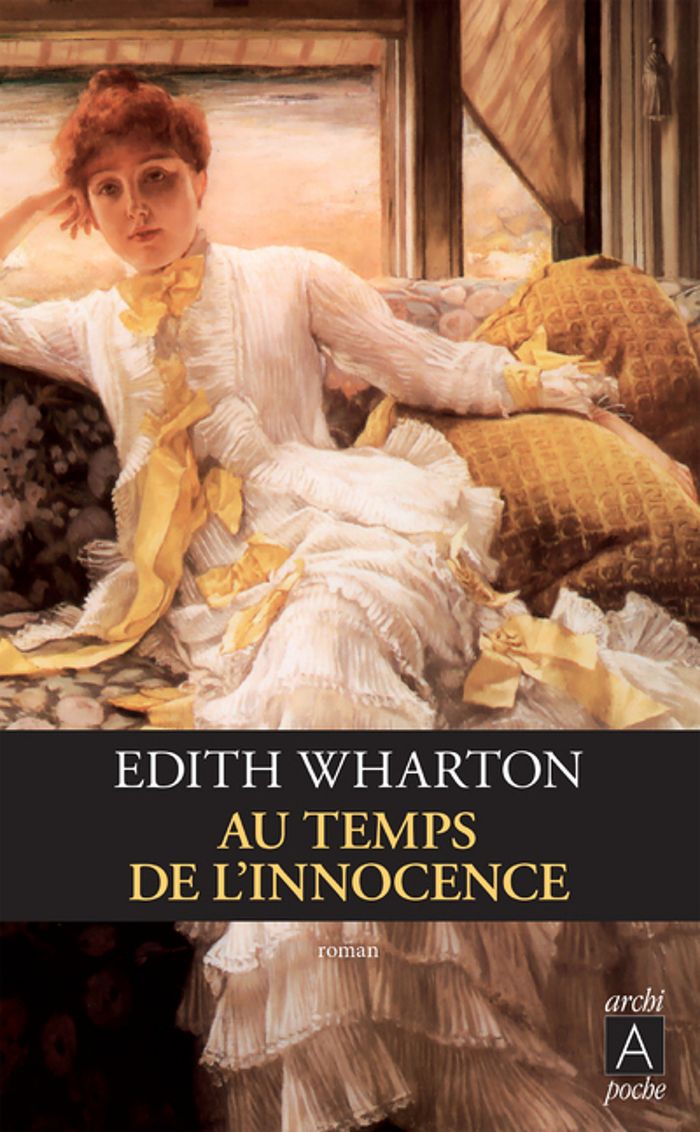 Couverture du livre « Au temps de l'innocence » de Edith Wharton, librairie Les Contes Infusés à Corte