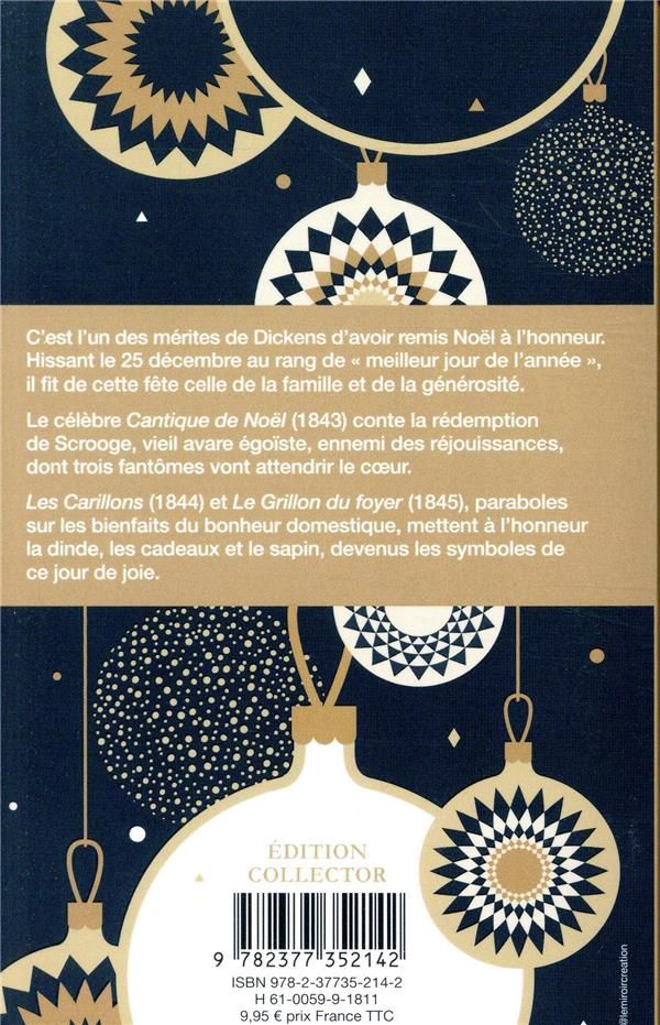 Quatrième de couverture de « Contes de Noël »