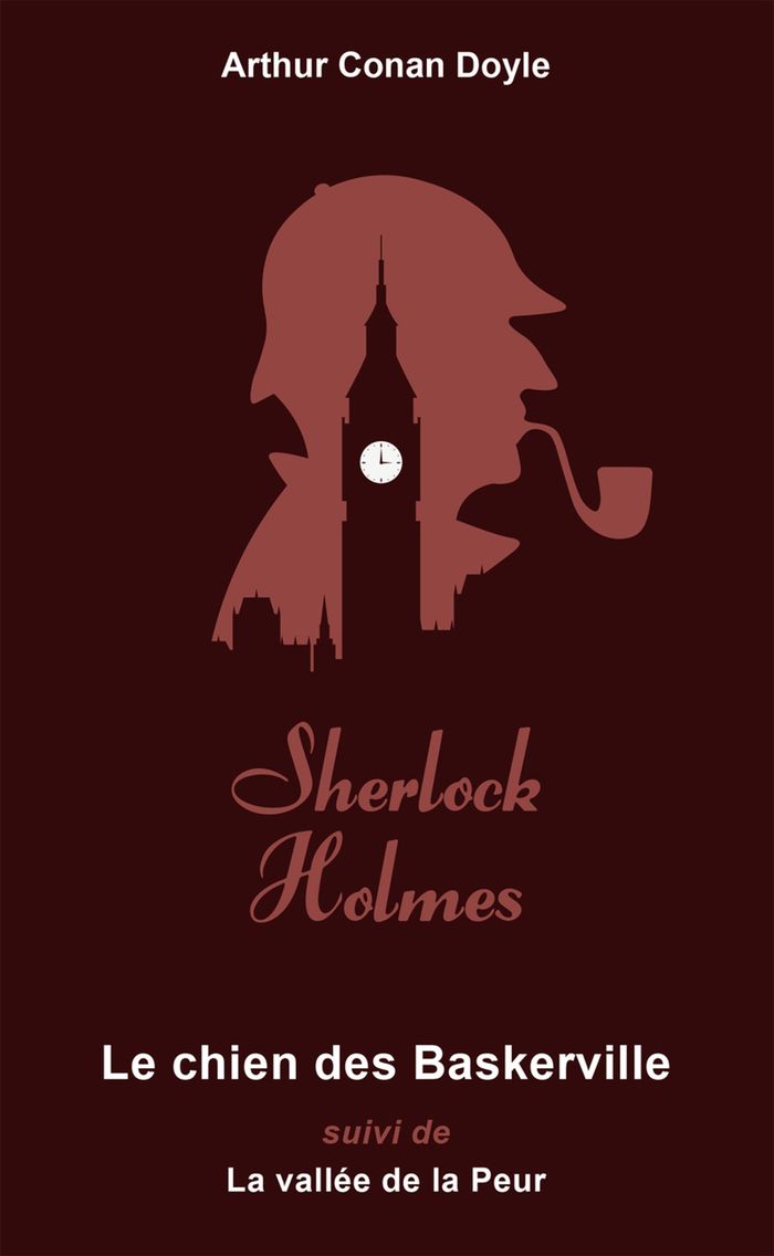 Couverture du livre « Le chien des Baskerville » de Arthur Conan Doyle, librairie Les Contes Infusés à Corte