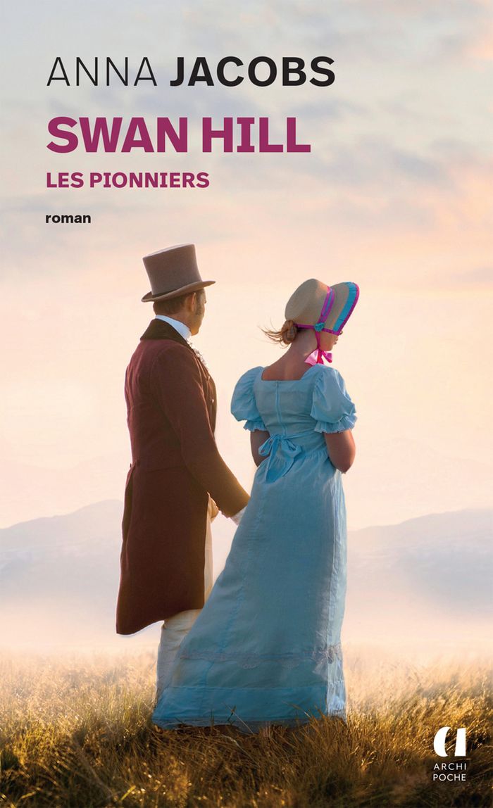 Couverture du livre « Les pionniers » de Anna Jacobs, librairie Les Contes Infusés à Corte