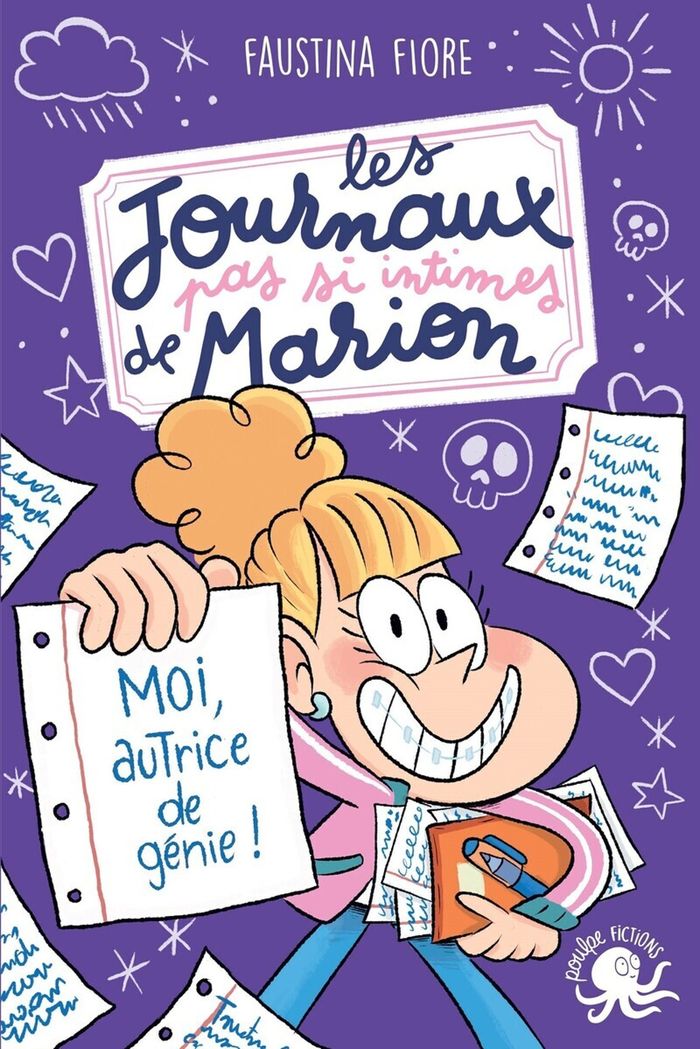 Couverture du livre « Moi, autrice de génie ! » de Faustina Fiore, librairie Les Contes Infusés à Corte