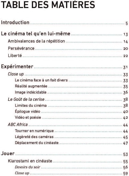 Quatrième de couverture de « Abbas Kiarostami, à rebours »