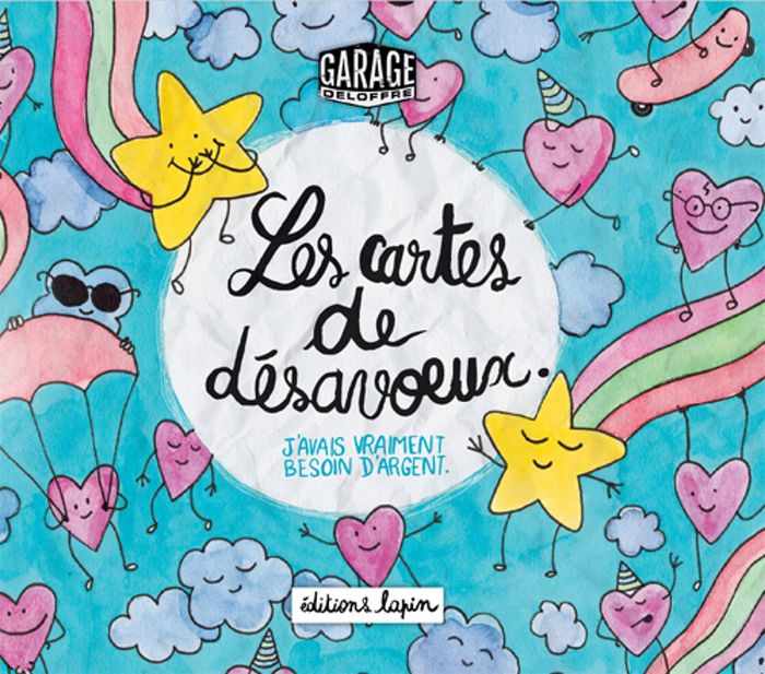 Couverture du livre « CARTES DE DESAVOEUX (LES) - J'AVAIS VRAIMENT BESOIN D'ARGENT » de Deloffre, librairie Les Contes Infusés à Corte