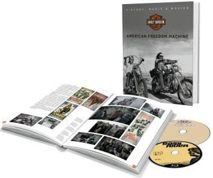 Couverture du livre « HARLEY DAVIDSON - AMERICAN FREEDOM MACHINE (COLLECTOR) », librairie Les Contes Infusés à Corte