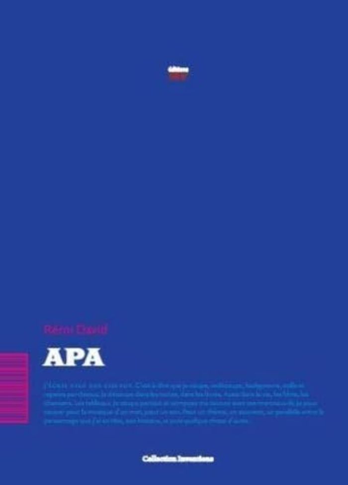 Couverture du livre « APA - EPITHALAME PAPIERS COLLES », librairie Les Contes Infusés à Corte