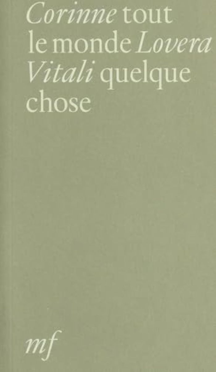 Couverture du livre « Tout le monde quelque chose », librairie Les Contes Infusés à Corte