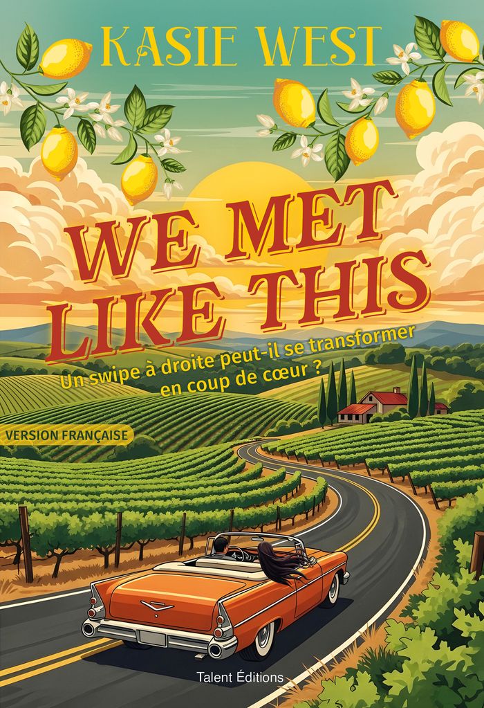Couverture du livre « We met like this » de Kasie West, librairie Les Contes Infusés à Corte