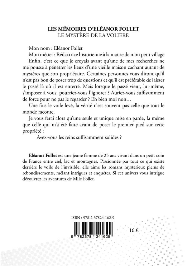 Quatrième de couverture de « LES MEMOIRES D ELEANOR FOLLET »