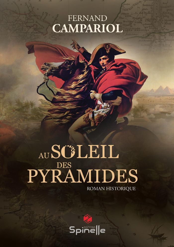 Couverture du livre « AU SOLEIL DES PYRAMIDES » de Fernand Campariol, librairie Les Contes Infusés à Corte