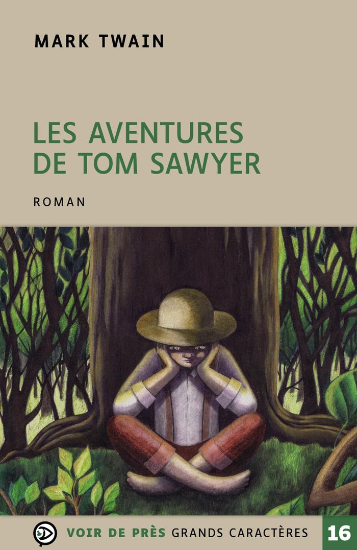 Couverture du livre « Les aventures de Tom Sawyer » de Mark Twain, librairie Les Contes Infusés à Corte