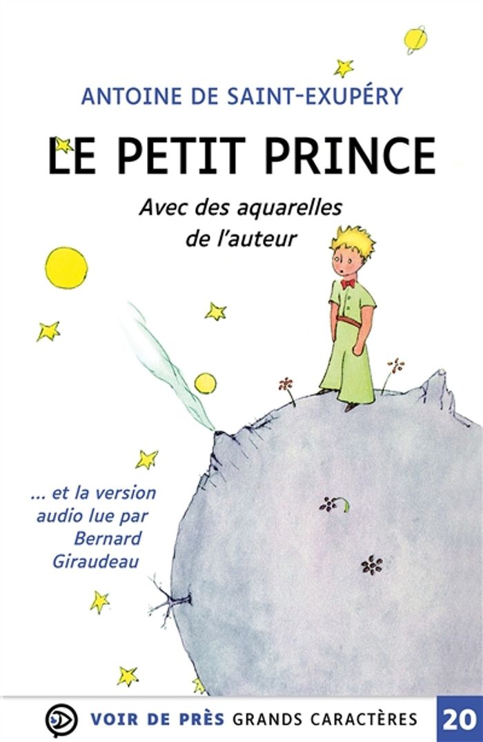 Couverture du livre « Le Petit prince » de Antoine de Saint-Exupéry, librairie Les Contes Infusés à Corte