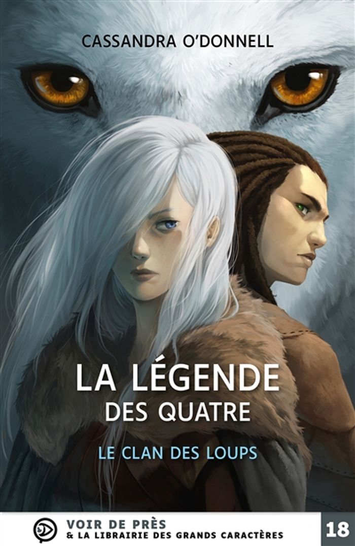 Couverture du livre « Le clan des loups » de Cassandra O'Donnell, librairie Les Contes Infusés à Corte