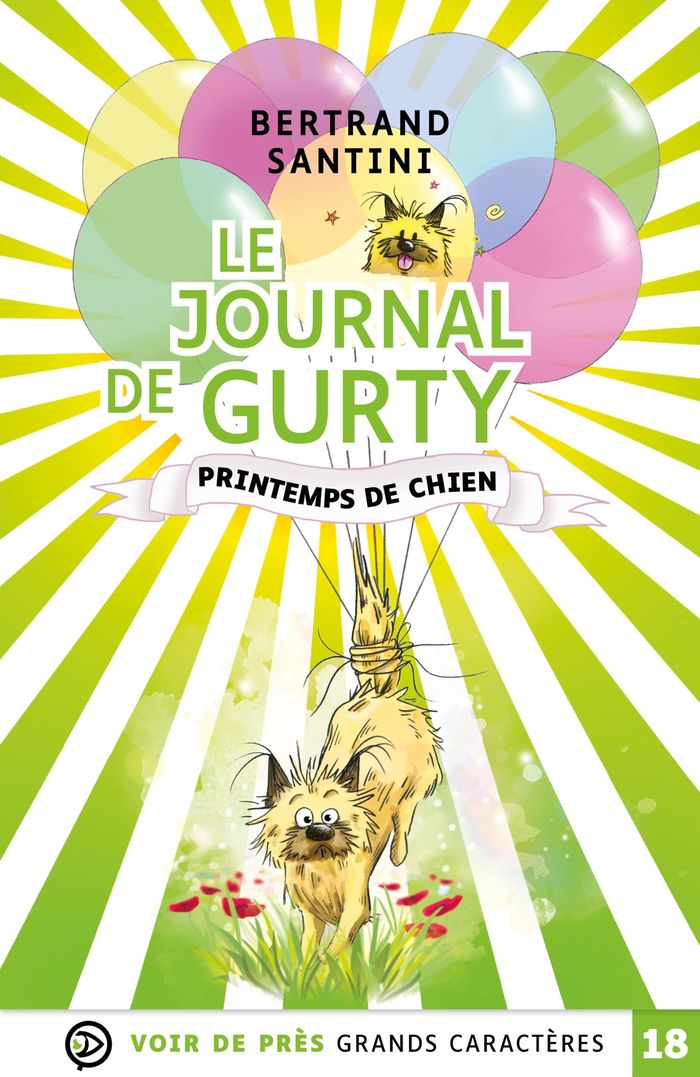 Couverture du livre « Printemps de chien » de Bertrand Santini, librairie Les Contes Infusés à Corte
