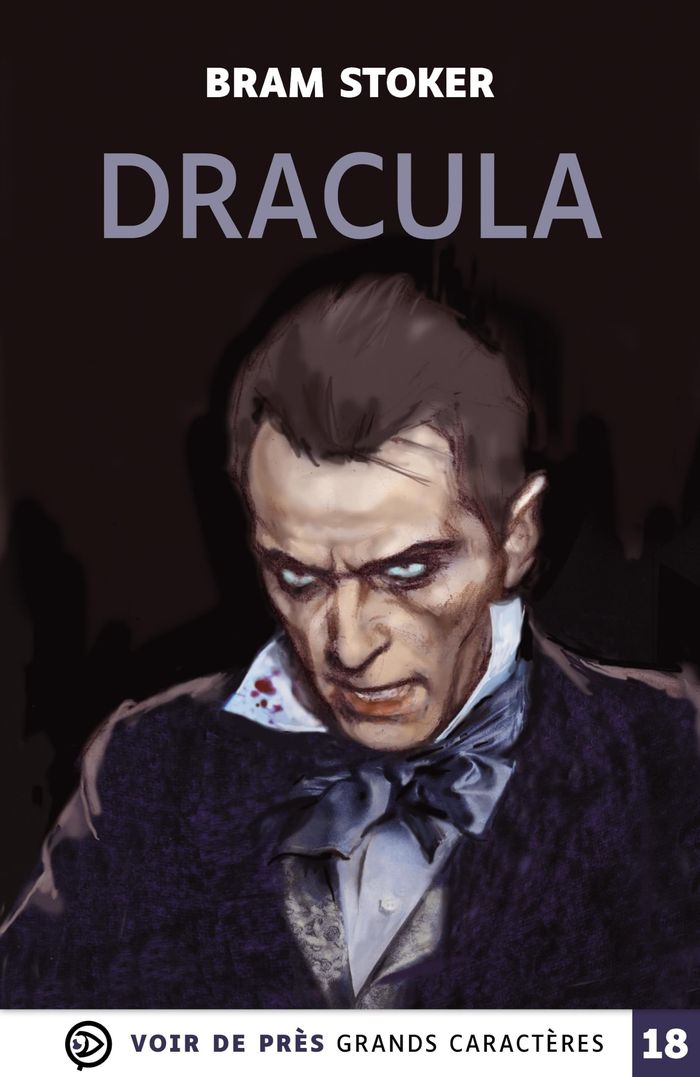 Couverture du livre « Dracula » de Bram Stoker, librairie Les Contes Infusés à Corte