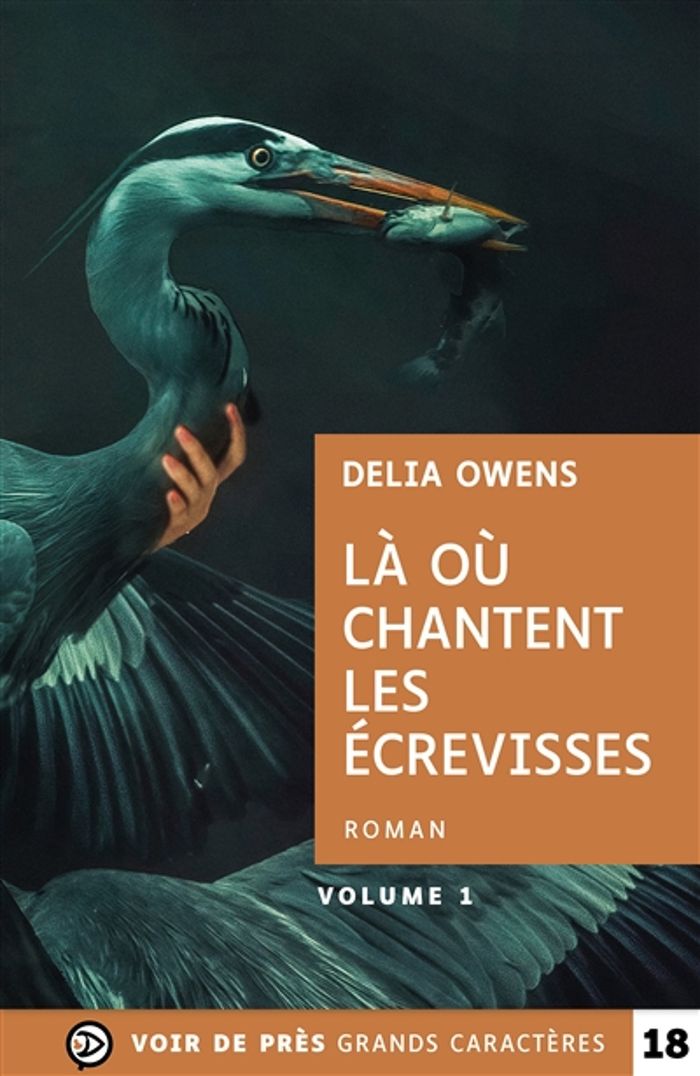 Couverture du livre « Là où chantent les écrevisses » de Delia Owens, librairie Les Contes Infusés à Corte